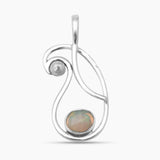 925 Sterling Silver Ethiopian Opal Pendants