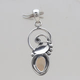 925 Sterling Silver Ethiopian Opal Pendants