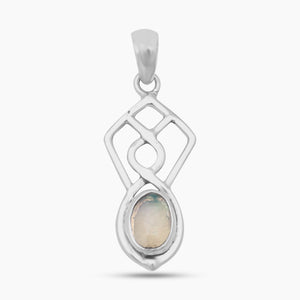 925 Sterling Silver Ethiopian Opal Pendants