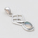 925 Sterling Silver Ethiopian Opal Pendants