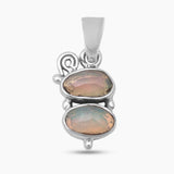 925 Sterling Silver Ethiopian Opal Pendants