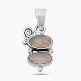 925 Sterling Silver Ethiopian Opal Pendants