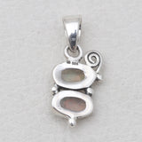 925 Sterling Silver Ethiopian Opal Pendants