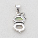 925 Sterling Silver Ethiopian Opal Pendants