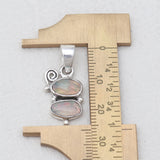 925 Sterling Silver Ethiopian Opal Pendants