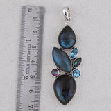 Labradorite 925 Sterling Silver Pendant