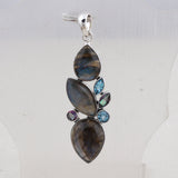 Labradorite 925 Sterling Silver Pendant