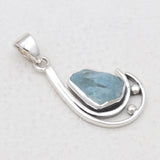 925 Silver Aquamarine Pendants