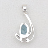 925 Silver Aquamarine Pendants