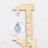 Aquamarine Silver Pendants