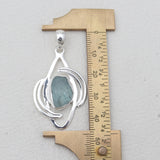 Aquamarine Designer Solid Silver Pendants