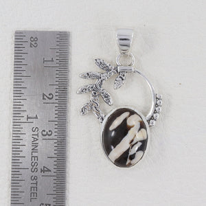 Peanut Wood Jasper Silver Pendants