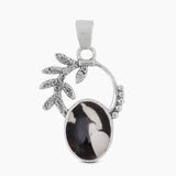 Peanut Wood Jasper Silver Pendants