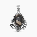 Peanut Wood Jasper Silver Pendants