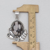 Peanut Wood Jasper Silver Pendants