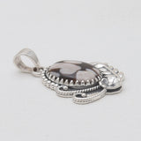 Peanut Wood Jasper Silver Pendants