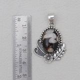 Peanut Wood Jasper Silver Pendants