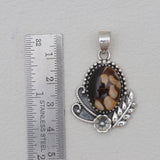 Peanut Wood Jasper Silver Pendants