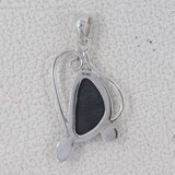 925 Starling Silver Black Onyx Pendant