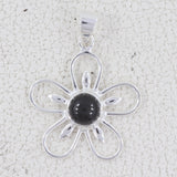 Black Star 925 Sterling Silver Pendant