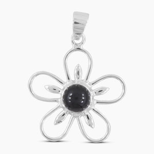 925 Sterling Silver Black Star Pendants