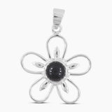 925 Sterling Silver Black Star Pendants
