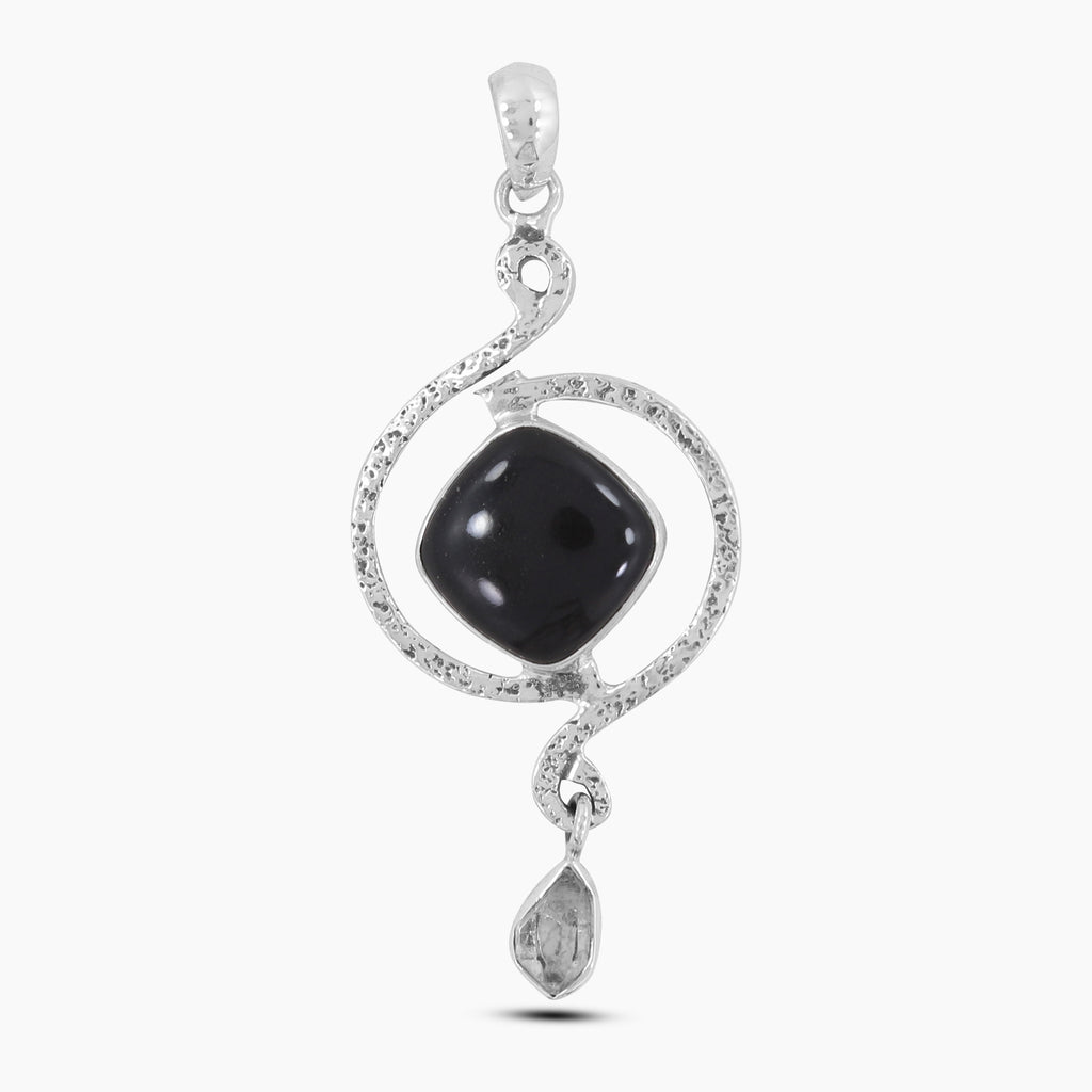 925 Silver Black Onyx Pendants
