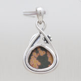 925 Sterling Silver Ocean Jasper Pendants