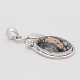 925 Sterling Silver Ocean Jasper Pendants