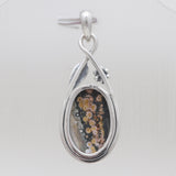 925 Sterling Silver Ocean Jasper Pendants
