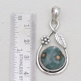 925 Sterling Silver Ocean Jasper Pendants