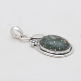 925 Sterling Silver Ocean Jasper Pendants