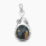 925 Sterling Silver Ocean Jasper Pendants
