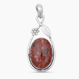 925 Sterling Silver Ocean Jasper Pendants