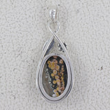 925 Silver Ocean Jasper Pendant