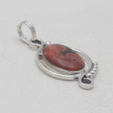 925 Sterling Silver Ocean Jasper Pendants