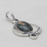 925 Sterling Silver Ocean Jasper Pendants