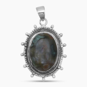 Ocean Jasper Silver Pendants