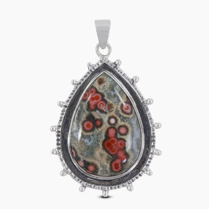 Ocean Jasper Silver Pendants