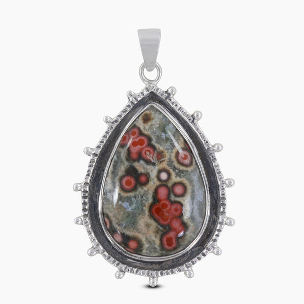 Ocean Jasper Silver Pendants