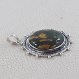 Ocean Jasper Pendant 925 Sterling Silver