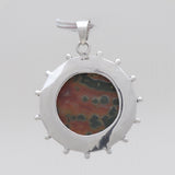 Ocean Jasper Silver Pendants