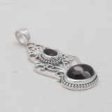 Peanut Wood Jasper Silver Pendants