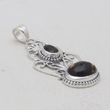 Peanut Wood Jasper Silver Pendants