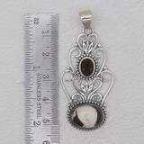 Peanut Wood Jasper Silver Pendants