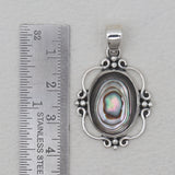 925 Sterling Silver Abalone Shell Pendants