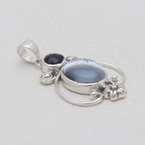925 Sterling Silver Dendritic Opal Pendants