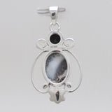 925 Sterling Silver Dendritic Opal Pendants