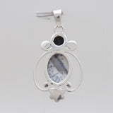 925 Sterling Silver Dendritic Opal Pendants
