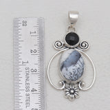 925 Sterling Silver Dendritic Opal Pendants
